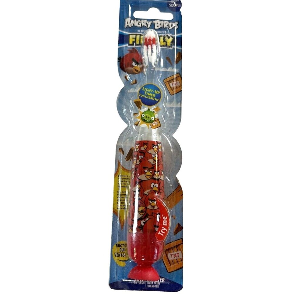 Firefly Kids Toothbrush Angry Birds Turbo Power Electric Ages 3+ New